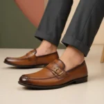 X Buckle Stylish Tassel Mustard