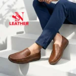 NS Classic Genuine Leather Casual Chocolate - Image 2