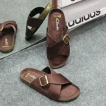 Cross Classic Suede Sandle For Men Chocolate - Image 2