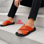 Clarks Ultra Premium Soft Sandals for men Orange